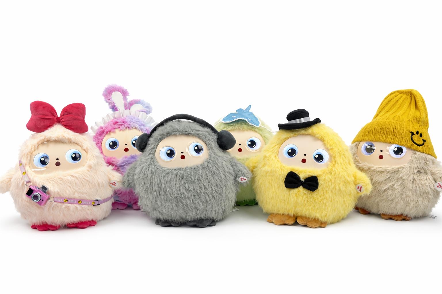 All six Fluffi colours